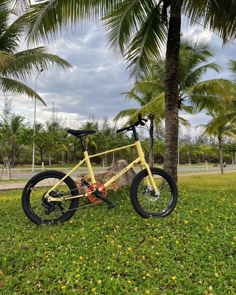 Xe đạp Mini Velo Vàng Nhạt