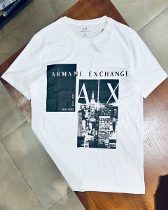 Áo thun nam Armani Exchange trắng