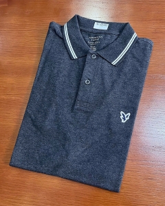 Polo nam American Eagle xám chuột