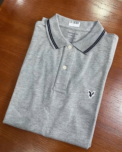 Polo nam American Eagle xám