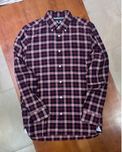 Áo Sơ Mi Tommy Caro Đỏ Đen – Form Classic – Size M