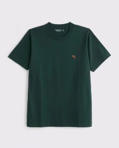Áo thun Abercrombie rêu đậm