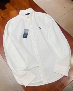 Sơ mi trắng Ralph Linen