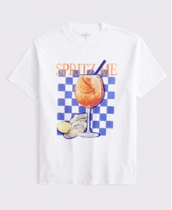 Áo Thun Abercrombie & Fitch Oversize - "Spritz Me"
