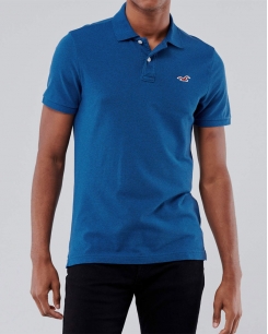 Polo Hollister xanh dương