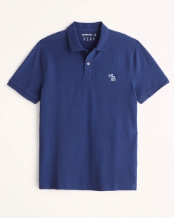 Polo Abercrombie màu xanh bích
