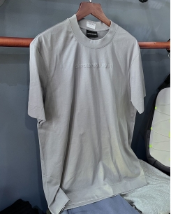Áo cổ tròn Emporio ghi xám