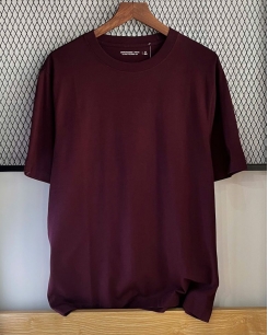 Áo thun Abercrombie Basic đỏ đô