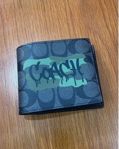 Ví da coach 3 in 1 họa tiết