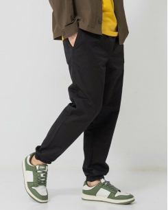 Quần Jogger Khaki Net Màu Đen