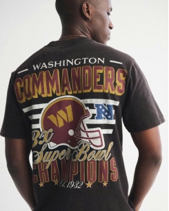 Áo Thun Abercrombie NFL Washington Commanders