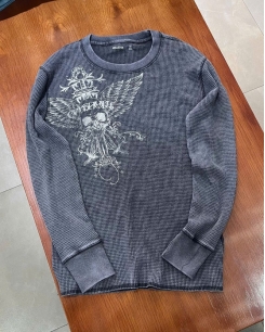 Áo Hollister tay dài màu ghi