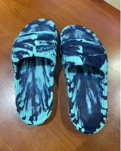 Dép Adidas Bắp Cải Xanh Đậm Loang