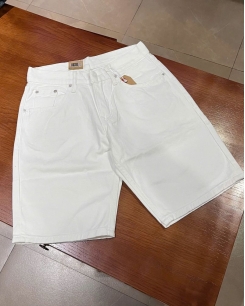 Quần short jean Levis 514 Straight màu trắng