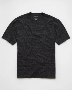 Áo Thun Nam American Eagle Standard Fit - Vải Mélange Xám Đậm