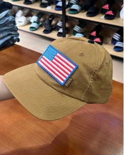 Mũ Lưỡi Trai Tactical 5.11 Vàng Khaki Cờ Mỹ