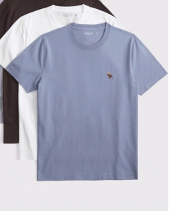 Áo Thun Nam Abercrombie & Fitch Xanh Xám