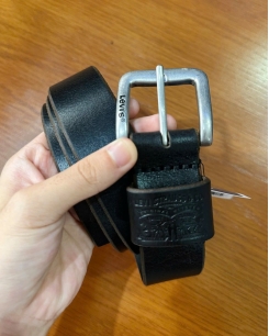 Thắt Lưng Levi's Nam Da Thật Đen