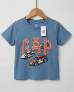 Áo Thun Bé Trai - In Hình Xe Đua