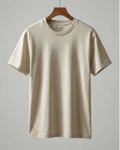 Áo Thun Basic Abercrombie & Fitch - Màu Kem