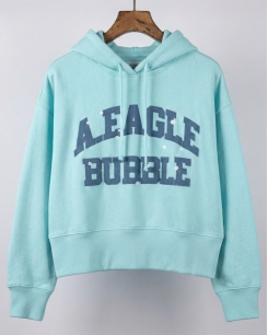 Áo Hoodie Nữ American Eagle Bubble – Xanh