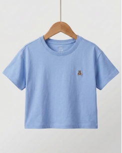 Áo Thun Gap Baby Cropped Top Oversize Cho Bé