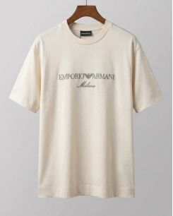 Áo Thun Nam Armani Emporio – Màu Kem