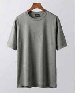 Áo thun Emporio nam xám chuột