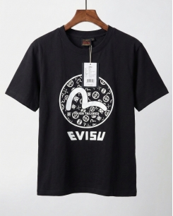 Áo Thun Evisu Black Logo Tough Tailored – Form Regular Fit