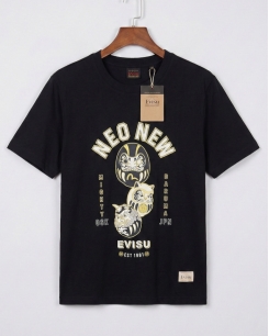 Áo Thun Evisu Neo New Daruma Black