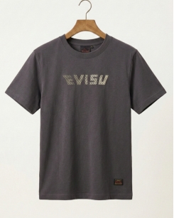 Áo Thun Evisu Slim Fit Xám Chì Logo