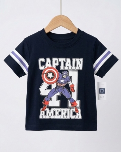 Áo Thun Bé Trai - Captain America