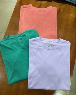 Áo Thun American Eagle (AE) Nam Trơn Màu - Form Standard Fit