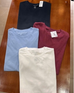 Áo Thun American Eagle Nam Trơn Màu - Form Standard Fit