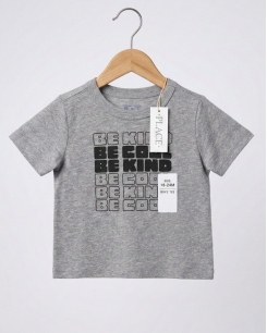 Áo Thun Bé Trai - Xám Heather