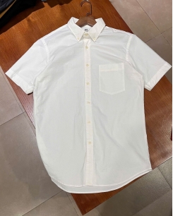 Áo Sơ Mi Nam Uniqlo Tay Ngắn Màu Trắng