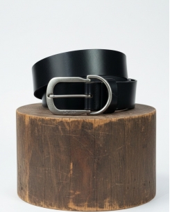 Thắt Lưng Levi's Chính Hãng Da Thật Đen Khóa Xỏ Đơn