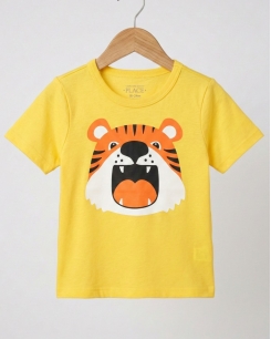 Áo Thun Bé Trai - Hình Hổ Vàng