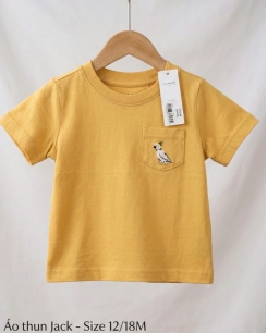 Áo Thun Bé Trai Janie and Jack Vàng Mù Tạt
