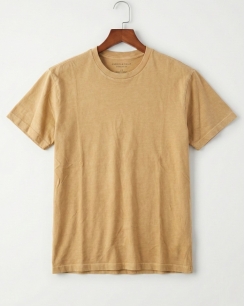 Áo Thun Nam American Eagle Standard Fit - Màu Vàng Cát