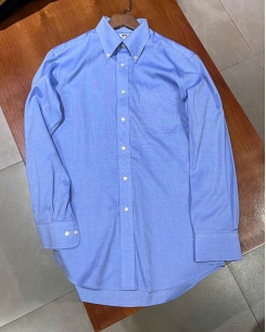 Áo Sơ Mi Nam Uniqlo Tay Dài Xanh Dương Đậm