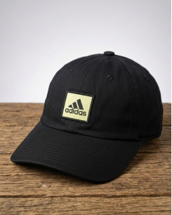 Mũ Lưỡi Trai Adidas Square Logo – Black/Solar Yellow