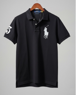 Polo nam Ralph Big Pony đen