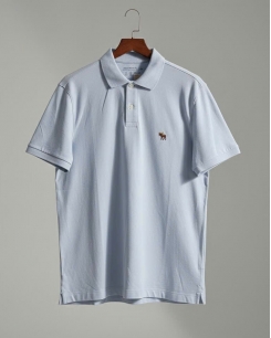 Polo Abercrombie màu xanh bích