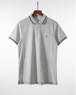 Polo nam American Eagle xám kem