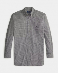 Sơ Mi Ralph Lauren Tay Dài Classic Fit Poplin Caro Đen