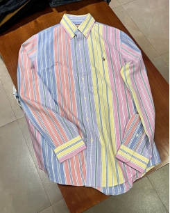 Áo Sơ Mi Ralph Lauren Oxford Tay Dài Sọc Đa Sắc