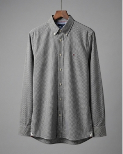 Áo Sơ Mi Nam Tommy Hilfiger Oxford - Dark Grey (Custom Fit)