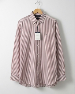 Áo Sơ Mi Tommy Sọc Đỏ Trắng – Form Slim Fit