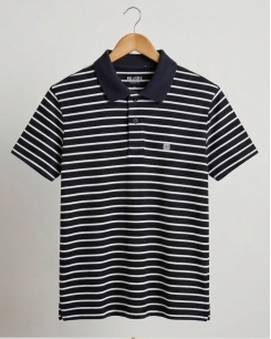 Áo Polo Hollister Relaxed Fit - White & Black